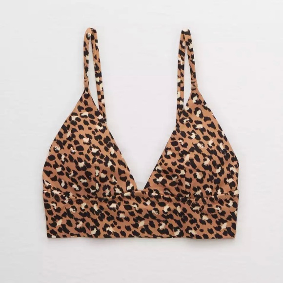 NEW Aerie Leopard Swim Top - Picture 1 of 5